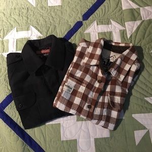 Boys flannel shirt bundle